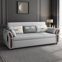 沙发床可折叠双人两用 2米 客厅三人1.8米小户型推拉床1.2米 家用