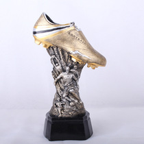 树脂运动工艺品系列 欧洲杯足球鞋奖杯树脂摆件 家居饰品 混批