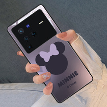 新款迪士尼适用vivox80正版手机壳x90pro网红女爆款vivo x70pro+简约情侣x60高级感x50pro十超火潮男x30紫色