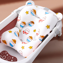 新生婴儿洗澡躺托宝宝浴网神器悬浮浴垫浴盆通用网兜垫海绵坐椅架
