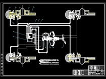 ABS汽车防抱死制动系统设计CAD图纸cad绘图设计