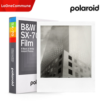 Polaroid宝丽来sx-70黑白相纸拍立得胶片 一盒8张22年02-11月现货