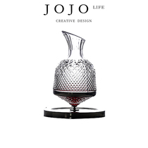 JOJO'S L. PD·top·酒具醒酒器家用不倒翁旋转红酒水晶玻璃|陀螺