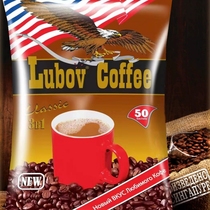 进口金鹰咖啡俄罗斯风味三合一速溶咖啡50小包 提神西餐保真正品
