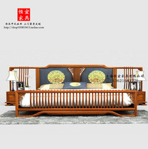 刺猬紫檀6尺婚床实木家具现代简约红木新中式花梨木1.8米双人大床