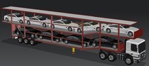 轿运汽车UG车模图纸3D三维轿车模型外观曲面学习资料素材文件