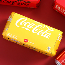 8罐香港版进口可口可乐柠檬味可乐无糖可乐碳酸饮料汽水易拉罐装