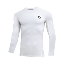 BALLHO新款紧身长袖T恤男训练健身服篮球跑步运动透气速干打底衫