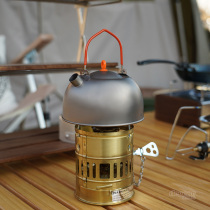 纯钛便携烧水壶 不锈钢茶壶 迷你水壶 露营徒步bushcraft壶
