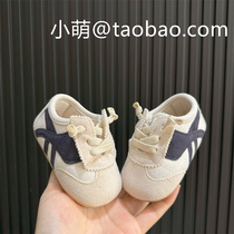 春季0-1岁男女宝宝学步鞋软底防滑6-12个月婴幼儿不掉跟运动鞋