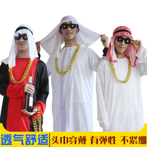 万圣节阿拉伯头巾头饰沙特中东土豪生日聚会派对整蛊帽子装扮道具