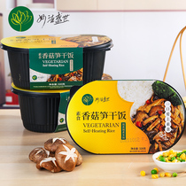 素食自热米饭速食食品懒人快餐盒方便自加热米饭料理宿舍出游便携