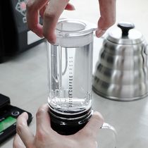 新款D特压 家用美式滴滤机便携户外手压咖啡机精品手冲滴滤咖啡壶