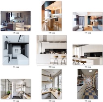 7-厨房橱柜效果图厨房室内素材家居房子房屋装修设计橱柜参考资料