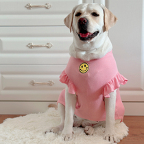 狗狗衣服大型犬薄款衣服拉布拉多金毛甜美衣服夏季无袖狗狗衣服