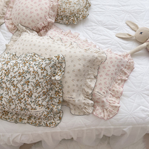 儿童枕头2-3-6岁以上全棉柔软纱布纤维学生护颈低枕幼儿园小枕芯
