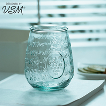 玻璃杯西班牙进口VSM家用透明北欧创意饮料果汁可乐直饮喝水杯子