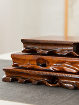 长方形实木根雕底座奇石铜器古玩茶盘工艺品客厅摆件木头底托架子