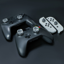 Switch Pro配件  Joy-Con/PS5/Xbox手柄透明液态硅胶摇杆帽透明增