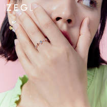 ZENGLIU日式轻奢戒指女小众设计冷淡风ins高级感时尚个性食指戒指