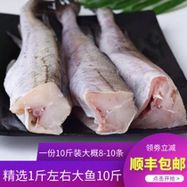 明太鱼新鲜冷冻无头鳕鱼10斤 烧烤鳕鱼海鱼整条棒棒鱼 宝宝辅食