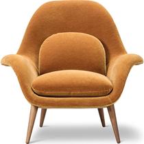 北欧简约轻奢实木异形单人扶手沙发椅玻璃钢现代设师计创意家具