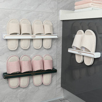 拖鞋置物架浴室免打孔卫生间厕所壁挂式收纳挂架子神器墙壁沥水架