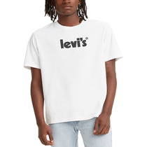 Levi's/李维斯T恤经典黑白LOGO款夏季短袖棉质男装舒适透气上衣男