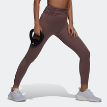 Adidas/阿迪达斯女瑜伽显瘦修身运动裤压力健身服女高腰提臀正品
