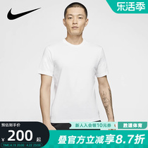 Nike耐克运动短袖男装T恤新款宽松圆领半袖BQ2971-100