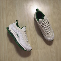 耐克Nike Air Max97 PineGreen男子白绿子弹气垫跑步鞋DH0271-100