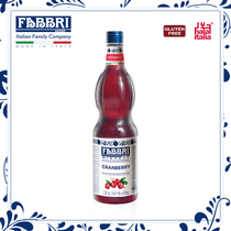 法布芮Fabbri 蔓越莓糖浆汁Cranberry Syrup 意大利进口 1.3kg/1L