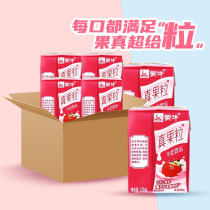 3月产 蒙牛小真果粒牛奶饮品 125ml*6盒【qyg】