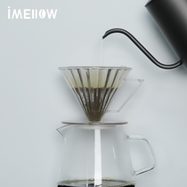 iMellow豪华版手冲咖啡壶套装手摇磨豆机滴漏式咖啡滤杯分享壶