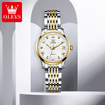 品牌全自动机械商务时尚防水女士手表精钢钢带夜光日历国产腕表