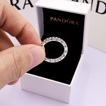 PANDORA潘多拉情侣爱心戒指女对戒纯银197133小众设计情人节礼物