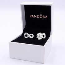 Pandora潘多拉耳钉永恒符号耳饰耳环298820C01生日七夕情人节礼物