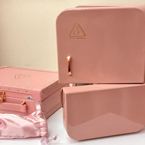 3ce小冰箱首饰盒新品收纳盒迷你粉色化妆箱整理归纳化妆官方正品