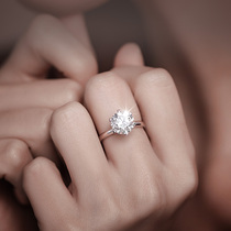 喜钻 裸钻定制gia一克拉钻戒正品婚戒女50分南非钻石戒指30分砖石