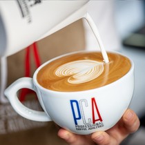 PCA咖啡大师竞技赛专用拿铁杯拉花杯300ml/220ml手工陶瓷杯马克杯