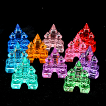 儿童水晶宝石摆件过家家城堡戒指七彩塑料考古挖掘礼品奖励礼物