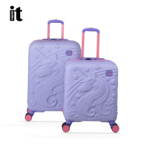 英国itluggage行李箱卡通独角兽浮雕儿童拉杆登机旅行箱万向轮