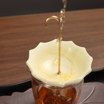 新品销量价陶瓷孔茶叶过滤器茶漏网创意功夫茶具茶道配件高档中式