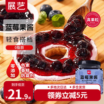 展艺蓝莓果酱草莓酱奶茶店添加商用烘焙专用果馅无抹面包蛋糕圣代