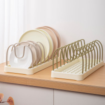 厨房可折叠多功能碗碟盘子餐具收纳架塑料沥水架锅具立式置物架