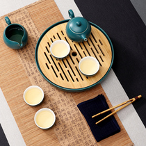 客厅泡茶茶壶家用苏夫茶具中式套装陶瓷办公室会客小型简约茶具
