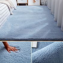加厚毛绒地毯卧室满铺房间床头可裁剪毛毯地垫可睡可坐少女床边毯