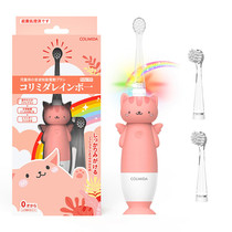 日本口力米大COLIMIDA儿童电动牙刷声波软毛小粉猫小怪兽动物3-10
