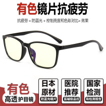 日本 防蓝光护目镜眼镜男女手机护目镜个性平光电脑防辐射眼镜