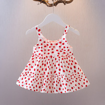 一岁女宝宝夏季裙子24新款婴幼儿连衣裙洋气夏装纯棉洋气吊带裙